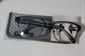 Foster Grant 193033163726 Reading Glasses Inch Donovan Gun Metal 2.75