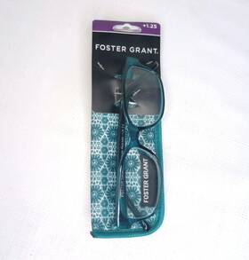Foster Grant 193033185872 Pearla Womens 1.25 Reading Glasses Teal Frame