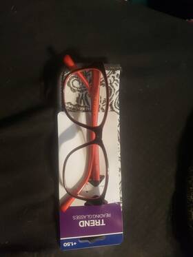 Foster Grant 193033204849 New Womens Reading Glasses Kinsey Red 1.50