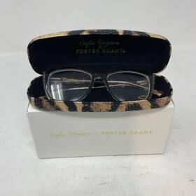 Foster Grant 193033249451 Sofia Vergara X Gloria Reading Glasses Black And Leopard