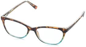 Foster Grant 193033252123 Sofia Vergara Cat Eye Magnifying Reading Glasses Tortoise Turquoise Uv Protec