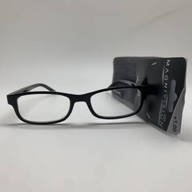 R219 Foster Grant 193033272589 Inch 3 Pair Brandon 1.00 Blk Reading Glasses Readers