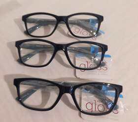 Foster Grant 193033275672 Inch 3 Pair Readers Gloss Reading Glasses Women 2.00 Tulla Blue