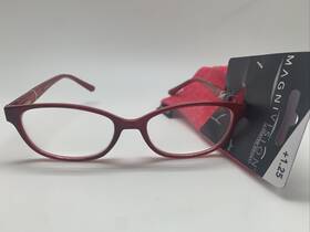 Foster Grant 193033276242 Inch 12 Pair 1.25 Evalina Wine Reading Glasses Magnivison Readers