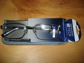 Ti200 Foster Grant 193033276549 Ti Tech Titanium Core 1.25 Reading Readers Glasses