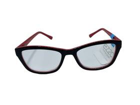 Ez2c Foster Grant 193033276990 Laila Reading Glasses 2.00 Red And Black Frames - Msrp 26.50