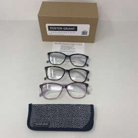 Foster Grant 193033315842 Design Optics Fashion Reading Glasses 1.50 3 Pack