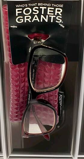 Foster Grant 193033316962 Grants 250 Reading Glasses Elana Purple Frame New With Case