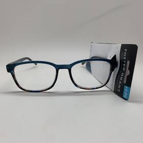 Dz35 Foster Grant 193033393031 Inch 12 Pair Misha Blue 2.00 Reading Glasses Readers