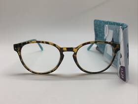 R175 Foster Grant 193033393079 Inch 3 Pair Bryn 1.25 Reading Glasses Readers Teal Coloread Byrn