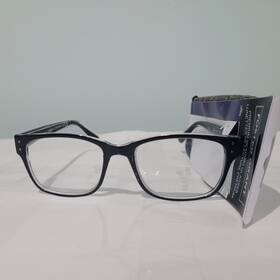 Foster Grant 193033393147 Tristan Black Men Premium Reading Glasses Case 1.25 New