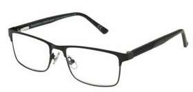 Foster Grant 193033393390 Design Optics Kyne Full Metal Square Reading Glasses 2 Pack 2.00