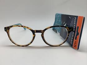 R216 Foster Grant 193033403969 Inch 3 Pair Bryn Tel 1.75 Round Reading Glasses Readers Teal