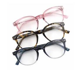 Foster Grant 193033460375 Design Optics By Clancy Round Plastic Reading Glasses 3-pack 2.75