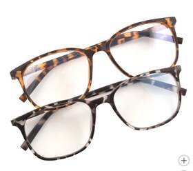 Foster Grant 193033460726 Design Optics By Eric Blue Light Reading Glasses 2.75 2-pack