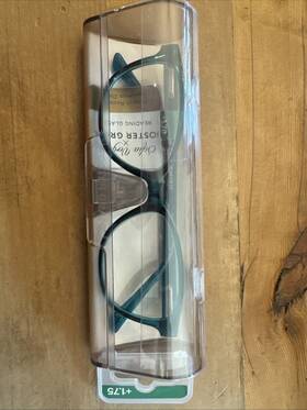 Foster Grant 193033468036 Sofia Vergara Reading Glasses Alicia Teal 1.75