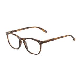 Foster Grant 193033480601 Mens Caiden Pop Of Power Bifocal Style Blue Light Reading Glasses Milky Brow
