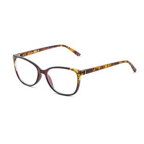 Foster Grant 193033480618 Womens Karleen Pop Of Power Bifocal Style Blue Light Reading Glasses Red/tor