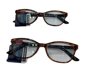 Foster Grant 193033506417 Blue Light Reading Glasses Brown Tortoise Shell Theme 3.00 - Qty 2