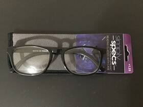 Foster Grant 193033509005 Simply Specs Men S Reading Glasses With Case Black Frame 1.25 New