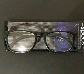 Foster Grant 193033509043 Simply Specs Men S Reading Glasses With Case Ph Black Frame 2.50 New