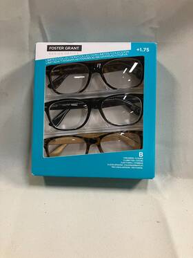 Foster Grant 193033513354 Design Optics By Fashion Reading Glasses 3pack 1.75