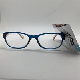Foster Grant 193033519783 Sight Station Makayla Nvy Blue 2.00 Reading Glasses Readers