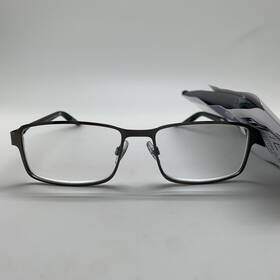 Ti104 Foster Grant 193033519950 Gun Metal Gray Ti Tech 3.25 Reading Readers Glasses