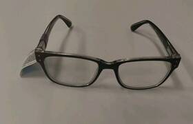 Foster Grant 193033520116 Pop Of Power Tristan Blk 1.25 Reading Readers Glasses Bi Focal