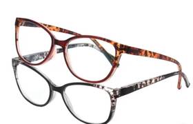 Foster Grant 193033522424 Design Optics Karleen Multifocal Reading Glasses 2-pack 2.00