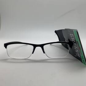 Foster Grant 193033548530 Paolo Blk Readers 1.50 Black Half Rim Reading Glasses