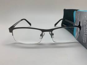 R143 Foster Grant 193033548691 Inch 3 Pair Lamar 2.00 Stainless Steel Reading Glasses Readers