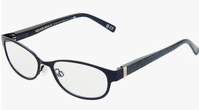 Foster Grant 193033555484 Isa Womens Oval Reading Glasses Navy Blue 1.50 Free Shipping