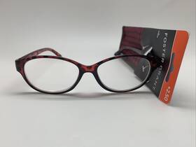 R229 Foster Grant 193033555866 Inch 3 Pair Monica 2.50 Mag Readers Magenta Reading Glasses