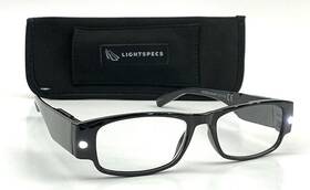 Foster Grant 193033556696 Lloyd Lightspecs Lighted Reading Glasses Black 1.75
