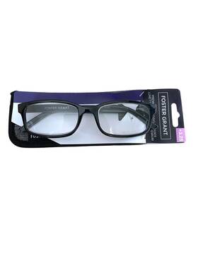 Foster Grant 193033556931 New Mens Boston Black Polarized Reading Glasses 3.25 With Case