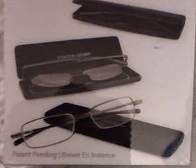 Foster Grant 193033564486 Fold Flat Men S Reading Glasses With Case 3.25