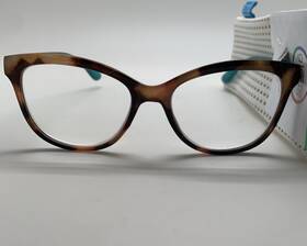 Foster Grant 193033571378 Gloss Inch Tessa Tel Teal 2.00 Reading Glasses Readers With Case