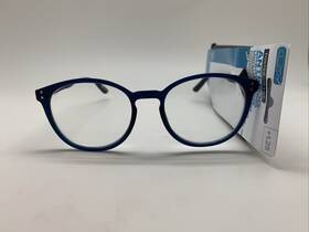 D907 Foster Grant 193033578698 Blue Light Joey Navy 1.25 Readers Reading Glasses Anti Fog