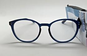 Foster Grant 193033578704 Anti Fog Joey Navy 1.50 Readers Reading Glasses Blue Light