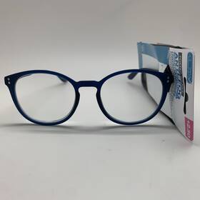 Foster Grant 193033578728 D850 Anti Fog Joey Navy 2.50 Readers Reading Glasses Blue Light