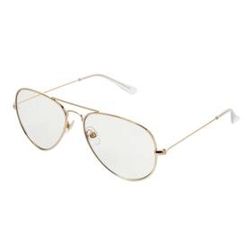 Foster Grant 193033637791 Womens Farrah Pop Of Power Aviator Bifocal Style Blue Light Reading Glasses