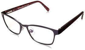 Foster Grant 193033656600 Womens Tierney Multifocus Cat-eye Reading Glasses Purple/trans
