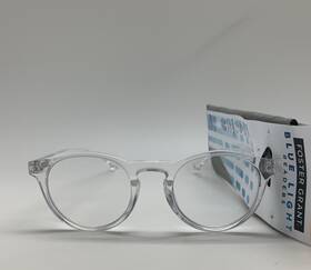 Foster Grant 193033666111 Fgblaf 24 683 Cry 2.50 Clear Readers Reading Glasses Blue Light