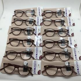 Foster Grant 193033666548 Inch 12 Pair Coloread Fglr 24 649 Rose 3.25 Reading Readers Glasses