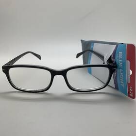 Foster Grant 193033761823 Inch 3 Pair Blue Light Reading Glasses Vler 25 777 Blk 2.75 Readers
