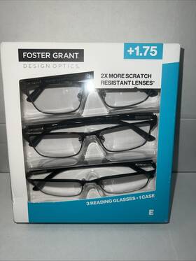 Foster Grant 193033762295 Reading Glasses 1.75
