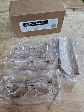 Foster Grant 193033765692 2.50 Womens 3 Pack - Design Optics Reading Glass Cheaters