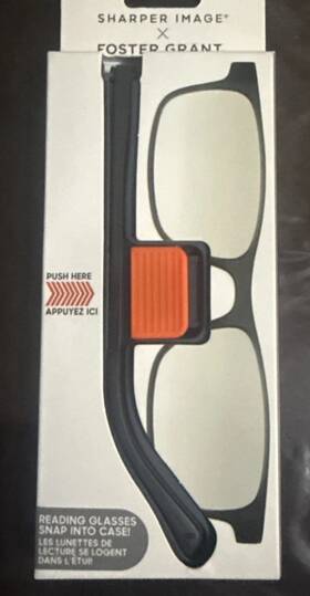 Foster Grant 193033776933 Sharper Image Sir 26 475 2.50 Flat Case Reading Glasses Readers
