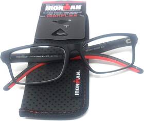 Foster Grant 313105427482 Ironman Reading Glasses Black/red 2.75